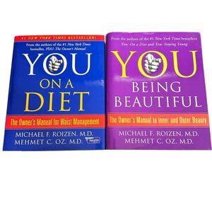 YOU On A Diet &‎ YOU Being Beautiful Books Dr. Oz & Dr. Roizen Set